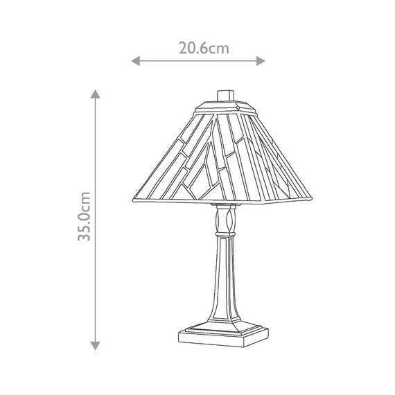 Настолна лампа Alderley 1xE14 Medium Vintage Bronze Elstead Lighting TF-ALDERLEY-TL-M | Osvetlenieto.bg