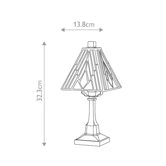 Настолна лампа Alderley 1xE14 Small Vintage Bronze Elstead Lighting TF-ALDERLEY-TL-S | Osvetlenieto.bg