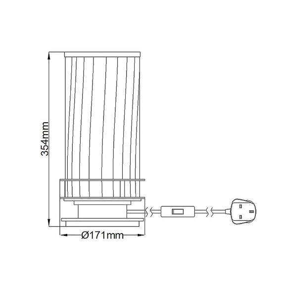 Настолна лампа Arno Green 1xGX53 Aged Brass Quintiesse QN-ARNO-GREEN-AB | Osvetlenieto.bg