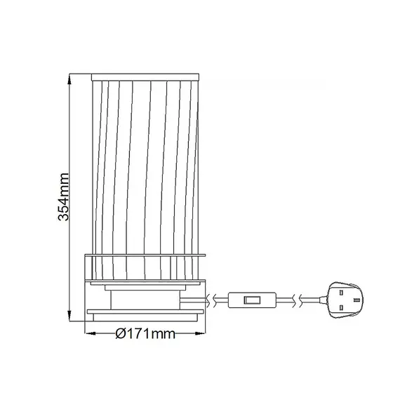 Настолна лампа Arno Green 1xGX53 Aged Brass Quintiesse QN-ARNO-GREEN-AB | Osvetlenieto.bg