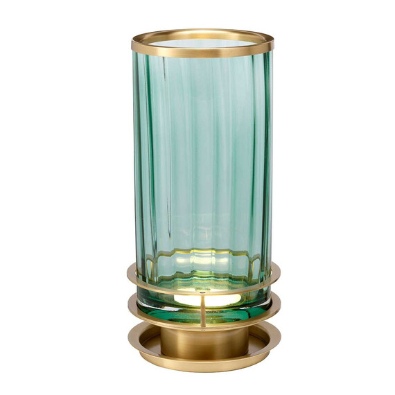 Настолна лампа Arno Green 1xGX53 Aged Brass Quintiesse QN-ARNO-GREEN-AB | Osvetlenieto.bg