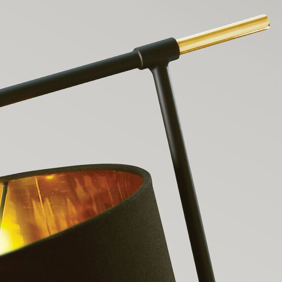 Настолна лампа Balance 1xE27 Black Polished Brass Elstead Lighting BALANCE-TL-BKPB | Osvetlenieto.bg