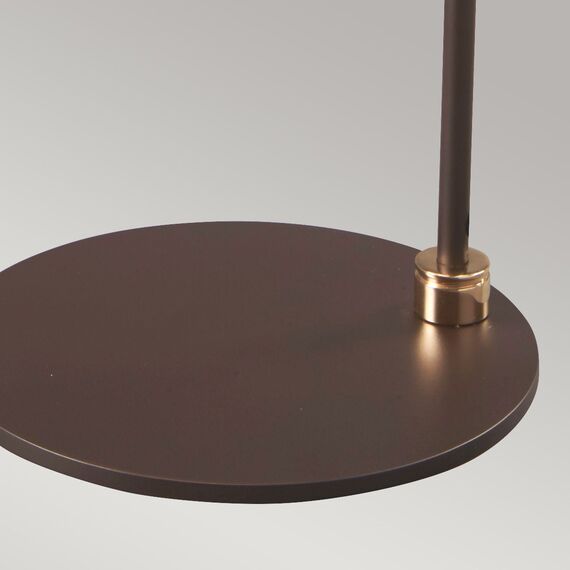 Настолна лампа Balance 1xE27 Brown Polished Brass Elstead Lighting BALANCE-TL-BRPB | Osvetlenieto.bg