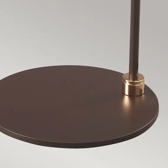 Настолна лампа Balance 1xE27 Brown Polished Brass Elstead Lighting BALANCE-TL-BRPB | Osvetlenieto.bg