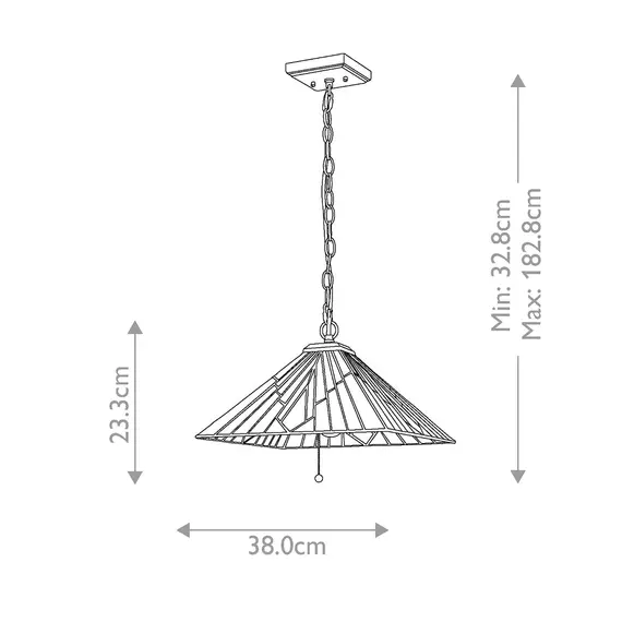Пендел Alderley 1xE27 Vintage Bronze Elstead Lighting TF-ALDERLEY-P | Osvetlenieto.bg