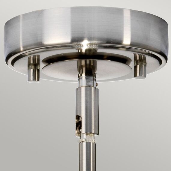 Пендел за баня Agatha 1xG9 Brushed Nickel Elstead Lighting BATH-AGATHA1P-BN | Osvetlenieto.bg