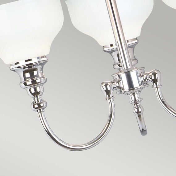 Плафон за баня Cheadle 3xG9 Polished Chrome Elstead Lighting BATH-CD3 | Osvetlenieto.bg