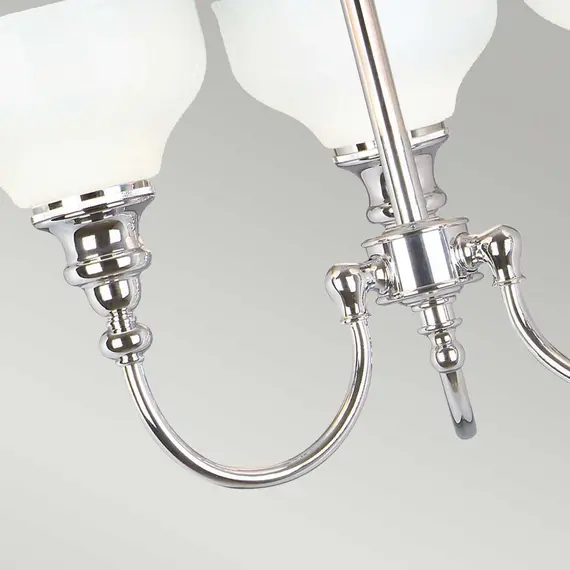 Плафон за баня Cheadle 3xG9 Polished Chrome Elstead Lighting BATH-CD3 | Osvetlenieto.bg