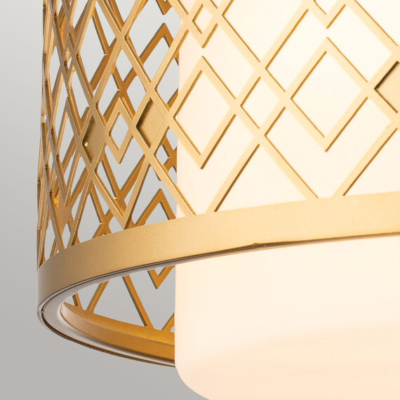 Плафон Ziggy 2xE27 Medium Lacquered Gold Elstead Lighting ZIGGY-F-M-LG | Osvetlenieto.bg