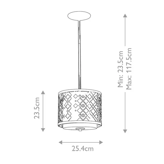 Полилей Ziggy 2xE14 Small Lacquered Silver Elstead Lighting ZIGGY-1P-S-LS | Osvetlenieto.bg