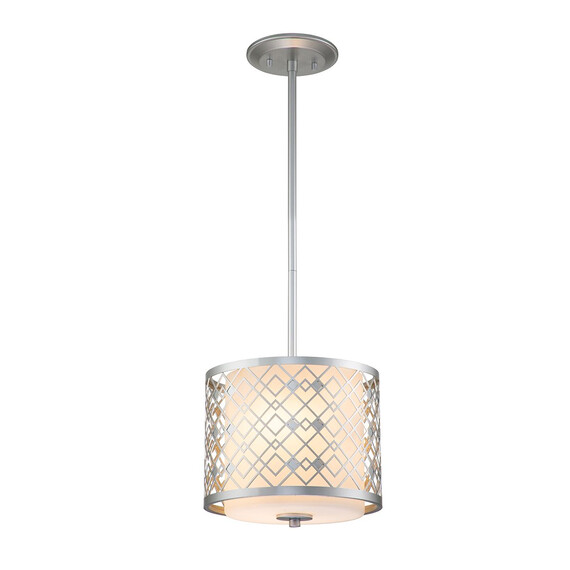 Полилей Ziggy 2xE14 Small Lacquered Silver Elstead Lighting ZIGGY-1P-S-LS | Osvetlenieto.bg