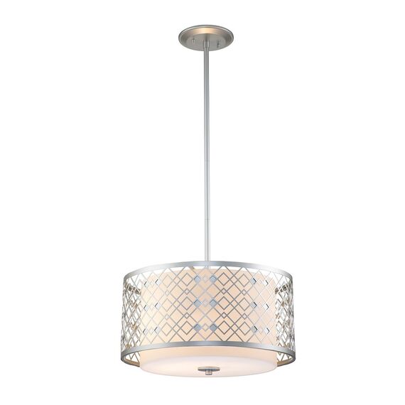 Полилей Ziggy 2xE27 Medium Lacquered Silver Elstead Lighting ZIGGY-2P-M-LS | Osvetlenieto.bg