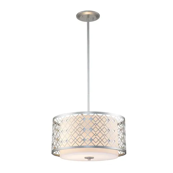 Полилей Ziggy 2xE27 Medium Lacquered Silver Elstead Lighting ZIGGY-2P-M-LS | Osvetlenieto.bg