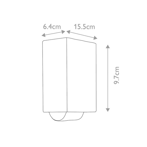 Външен аплик Agner 2 Light Graphite Elstead Lighting AGNER-2W | Osvetlenieto.bg