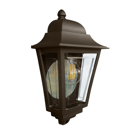 Външен аплик Deco Lane 1xE27 Half Bronze Elstead Lighting DECO-LANE7-BRONZE | Osvetlenieto.bg