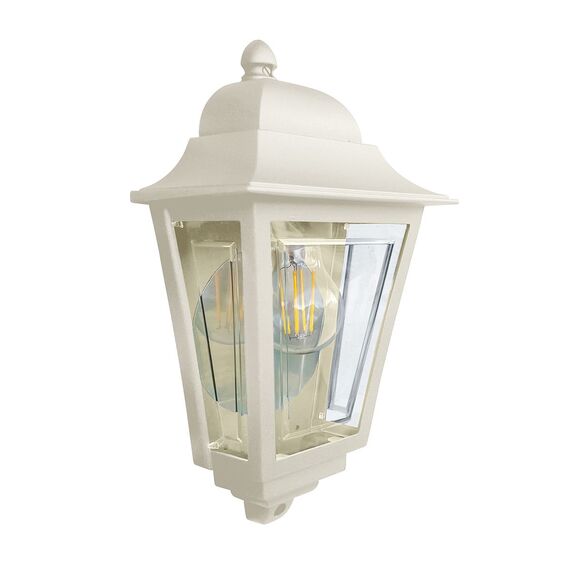 Външен аплик Deco Lane 1xE27 Half Cream Elstead Lighting DECO-LANE7-CREAM | Osvetlenieto.bg