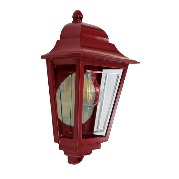 Външен аплик Deco Lane 1xE27 Half Red Elstead Lighting DECO-LANE7-RED | Osvetlenieto.bg