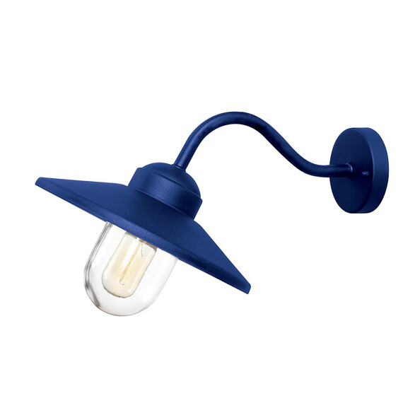 Външен аплик Klampenborg 1xE27 Navy Blue Elstead Lighting KLAMPENBORG-NVB | Osvetlenieto.bg