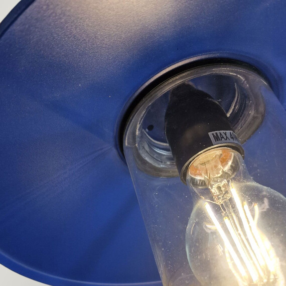 Външен аплик Klampenborg 1xE27 Navy Blue Elstead Lighting KLAMPENBORG-NVB | Osvetlenieto.bg