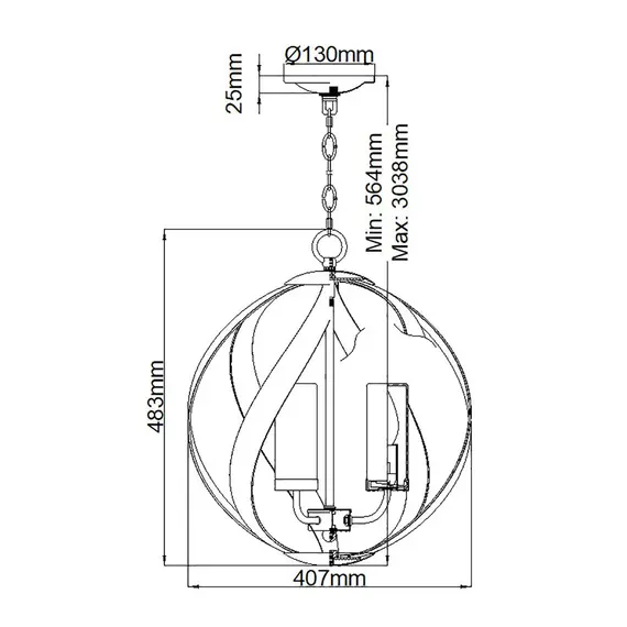 Външна висяща лампа Blacksmith 3xE14 Outdoor Old Black Quoizel QN-BLACKSMITH-3P-OBK | Osvetlenieto.bg