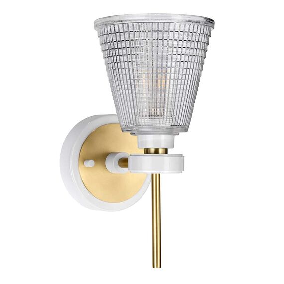 Аплик Gunnislake 1xG9 White Aged Brass Elstead Lighting BATH-GUNNIS1-WAB | Osvetlenieto.bg