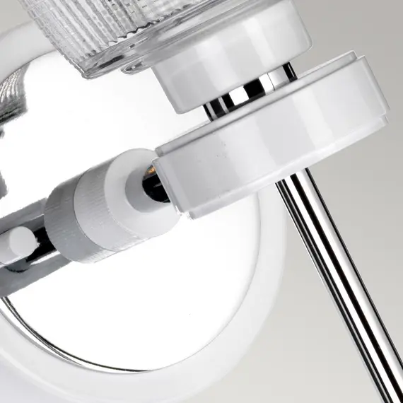 Аплик Gunnislake 1xG9 White Polished Chrome Elstead Lighting BATH-GUNNIS1-WPC | Osvetlenieto.bg