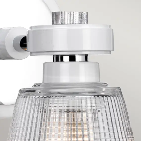 Аплик Gunnislake 1xG9 White Polished Chrome Elstead Lighting BATH-GUNNIS1-WPC | Osvetlenieto.bg