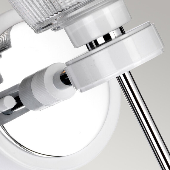 Аплик Gunnislake 1xG9 White Polished Chrome Elstead Lighting BATH-GUNNIS1-WPC | Osvetlenieto.bg