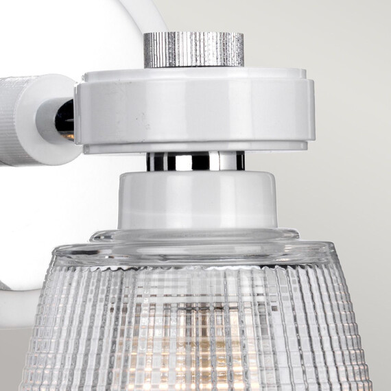 Аплик Gunnislake 1xG9 White Polished Chrome Elstead Lighting BATH-GUNNIS1-WPC | Osvetlenieto.bg
