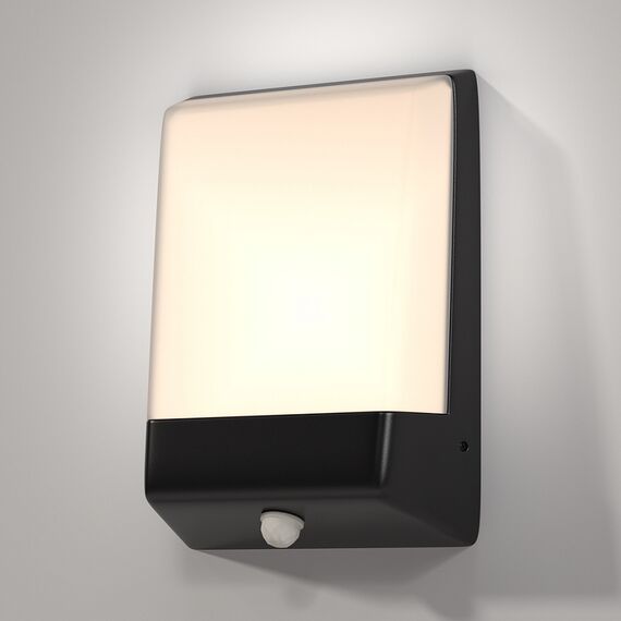 LED Фасаден аплик със сензор Row O448WL-L9GF3KSR Maytoni 9W 3000K IP44 | Osvetlenieto.bg