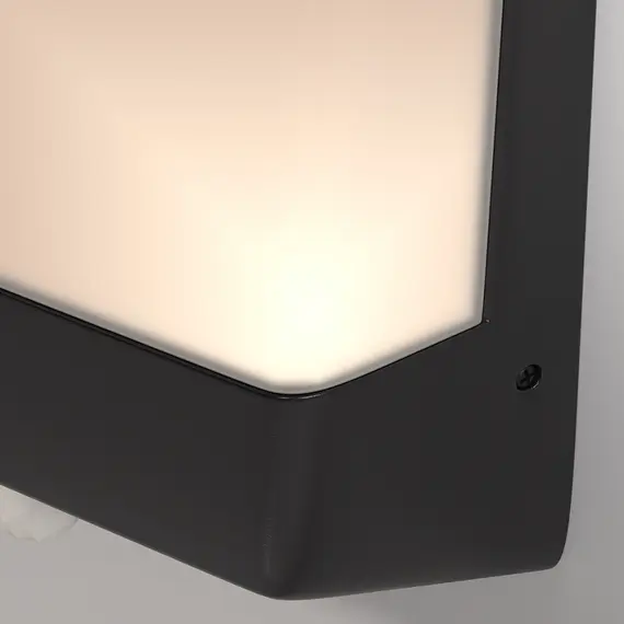 LED Фасаден аплик със сензор Row O448WL-L9GF3KSR Maytoni 9W 3000K IP44 | Osvetlenieto.bg