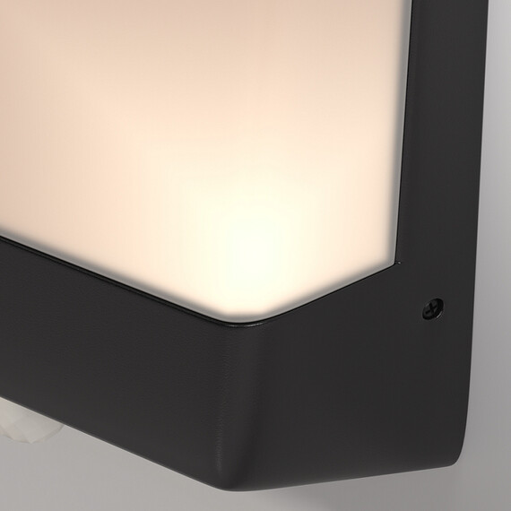 LED Фасаден аплик със сензор Row O448WL-L9GF3KSR Maytoni 9W 3000K IP44 | Osvetlenieto.bg