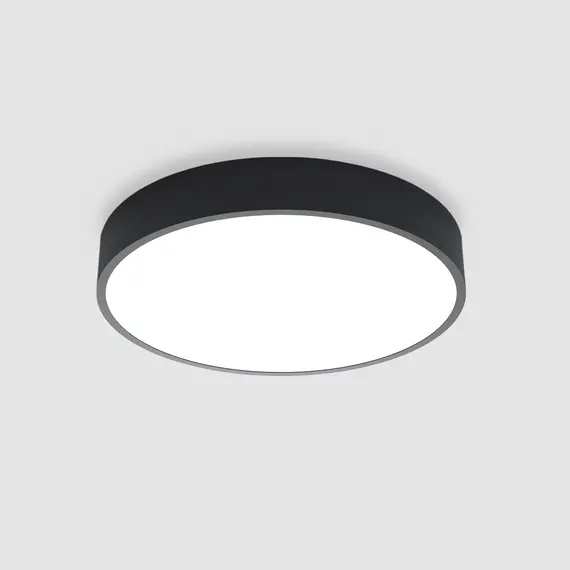 LED плафон Disk Slim черен мат 36W Ø40cm | Osvetlenieto.bg