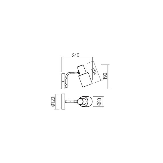 Аплик AURUM 01-3079 Smarter 1xE27 | Osvetlenieto.bg