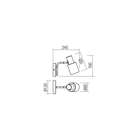 Аплик AURUM 01-3079 Smarter 1xE27 | Osvetlenieto.bg