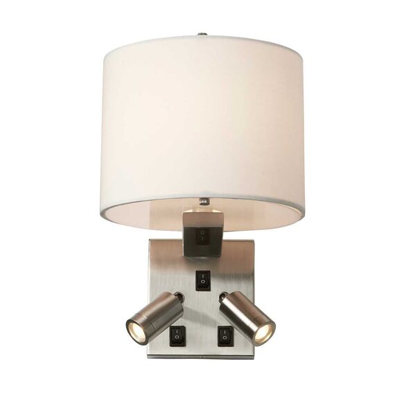 Аплик Belmont 1xE14 Brushed Nickel Elstead Lighting BELMONT-3W | Osvetlenieto.bg