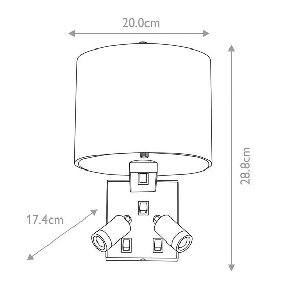Аплик Belmont 1xE14 Brushed Nickel Elstead Lighting BELMONT-3W | Osvetlenieto.bg