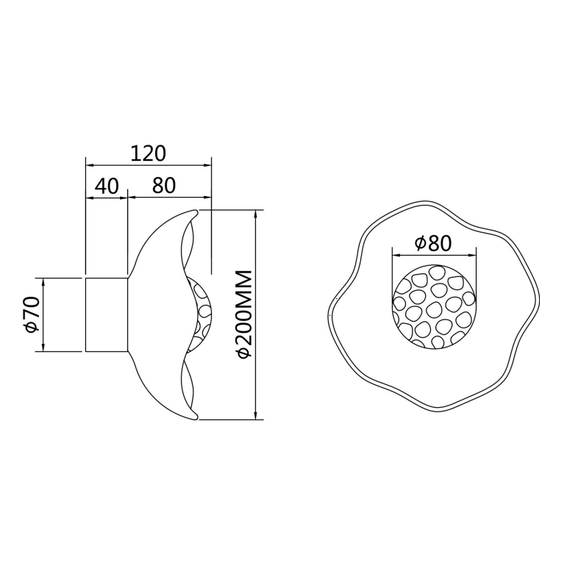 Аплик Miracle MOD207WL-01BS Maytoni 1xG9 | Osvetlenieto.bg