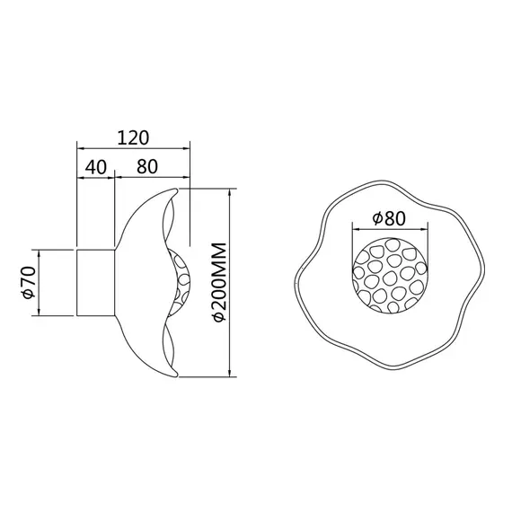Аплик Miracle MOD207WL-01BS Maytoni 1xG9 | Osvetlenieto.bg