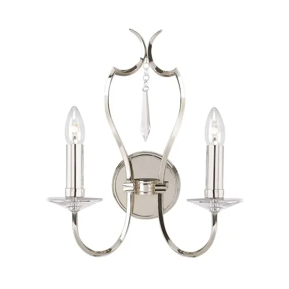 Аплик Pimlico 2xE14 Polished Nickel Elstead Lighting PM2-PN | Osvetlenieto.bg