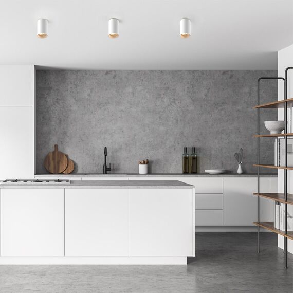 Бяла луна открит монтаж TUBA SL WHITE 92679-N 1xGU10 | Osvetlenieto.bg