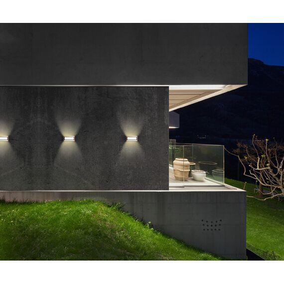 Черен фасаден аплик LAGOS2 1xE27 IP54 | Osvetlenieto.bg