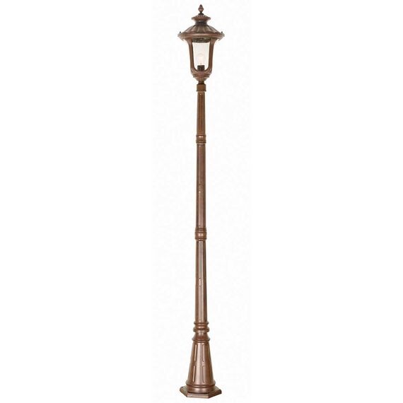 Градински стълб Chicago 1xE27 Medium Rusty Bronze Patina Elstead Lighting CC5-M | Osvetlenieto.bg