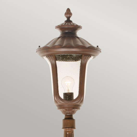 Градински стълб Chicago 1xE27 Medium Rusty Bronze Patina Elstead Lighting CC5-M | Osvetlenieto.bg