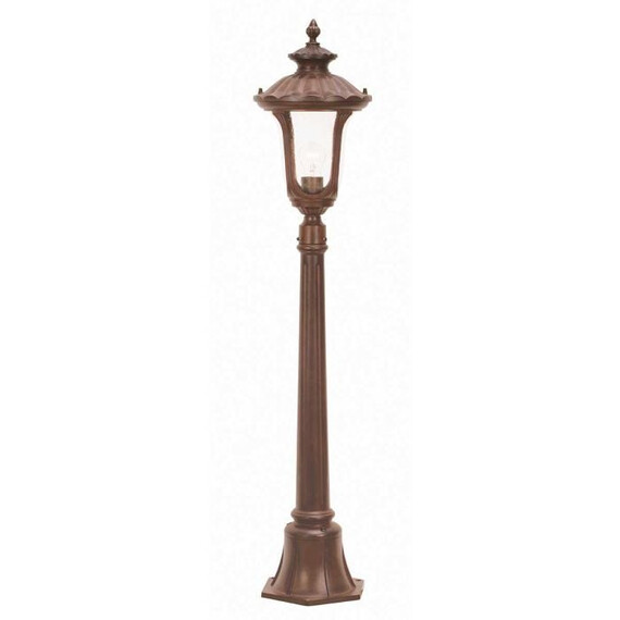 Градински стълб Chicago 1xE27 Small Rusty Bronze Patina Elstead Lighting CC4-S | Osvetlenieto.bg