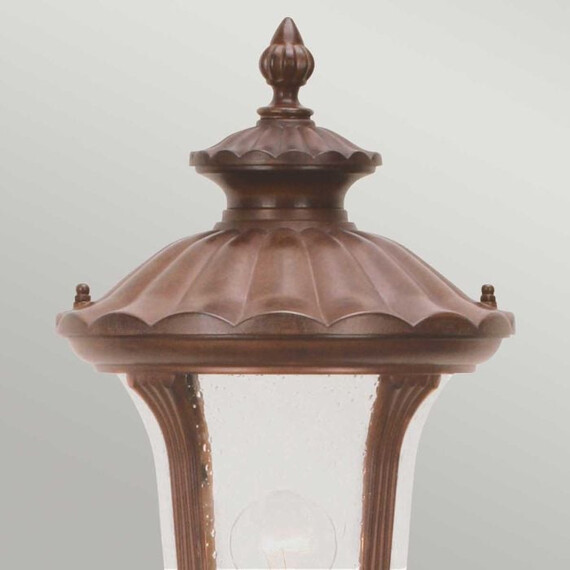 Градински стълб Chicago 1xE27 Small Rusty Bronze Patina Elstead Lighting CC4-S | Osvetlenieto.bg