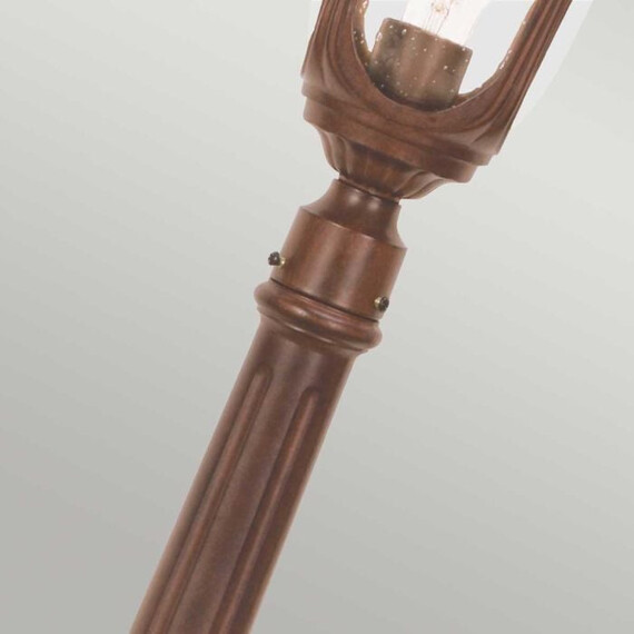 Градински стълб Chicago 1xE27 Small Rusty Bronze Patina Elstead Lighting CC4-S | Osvetlenieto.bg
