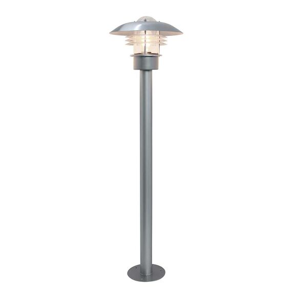 Градински стълб Malmo 1xE27 304 SS Silver Elstead Lighting MALMO-B | Osvetlenieto.bg