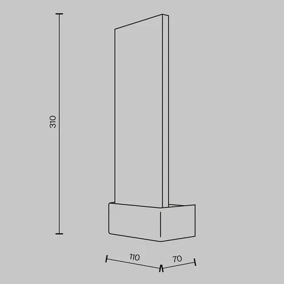 LED Аплик Ornate MOD318WL-L3BS3K Maytoni 2W 3000K | Osvetlenieto.bg