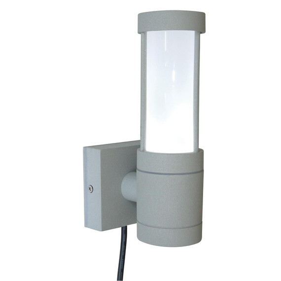 LED Фасаден аплик Beta Plain Silver Matt Silver Garden Zone GZ-BETA3 | Osvetlenieto.bg